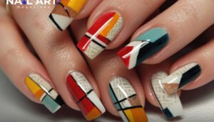 Contemporary Nail Art Nail Art Design Bright Colours