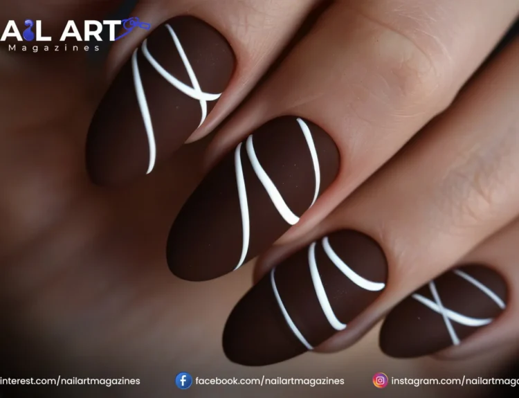 Nail Designs With line On Side