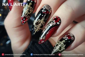 Rock And Roll Nail Design