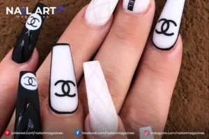 Chanel Nail Design Chanel Nail Design
