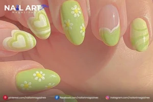 Lime Green Nail Art