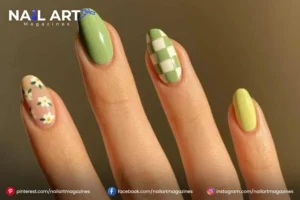 Light Green Nail Art