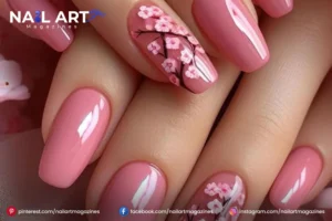 Light Pink Nail Art