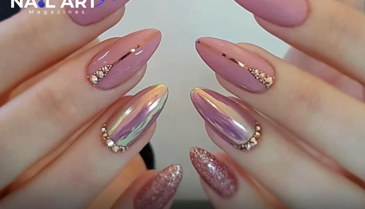 Light Pink Nail Art