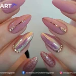 Light Pink Nail Art