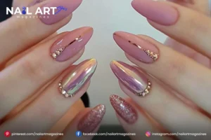 Rhinestone Nail Art